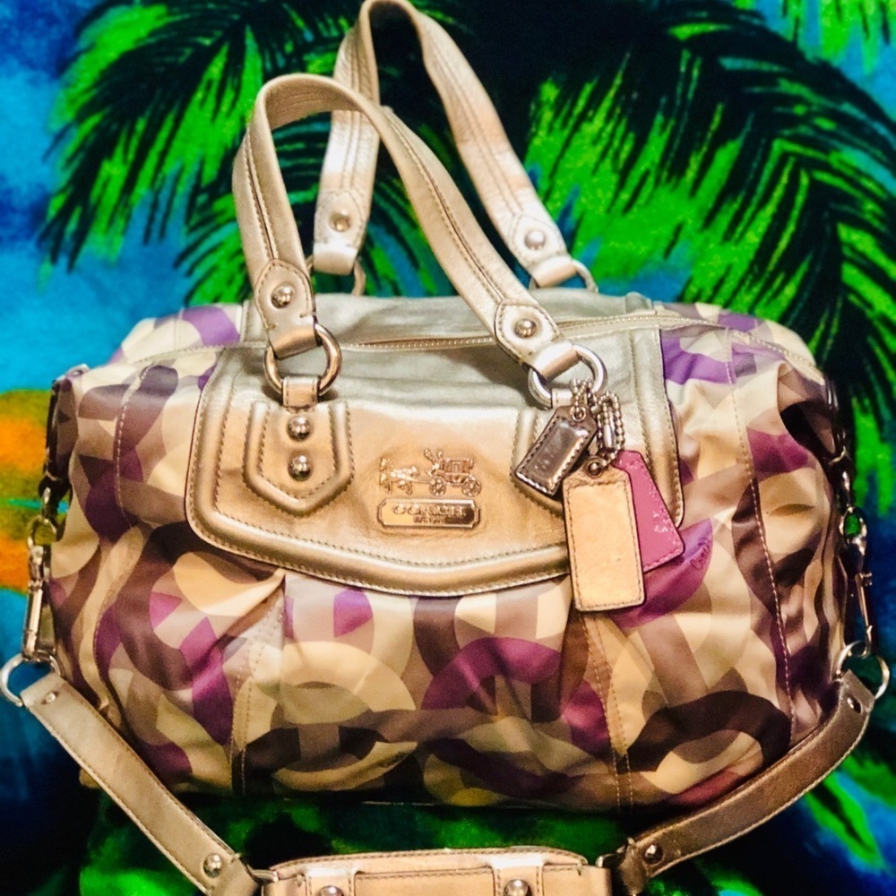 Coach signature Sabrina satchel tote bag